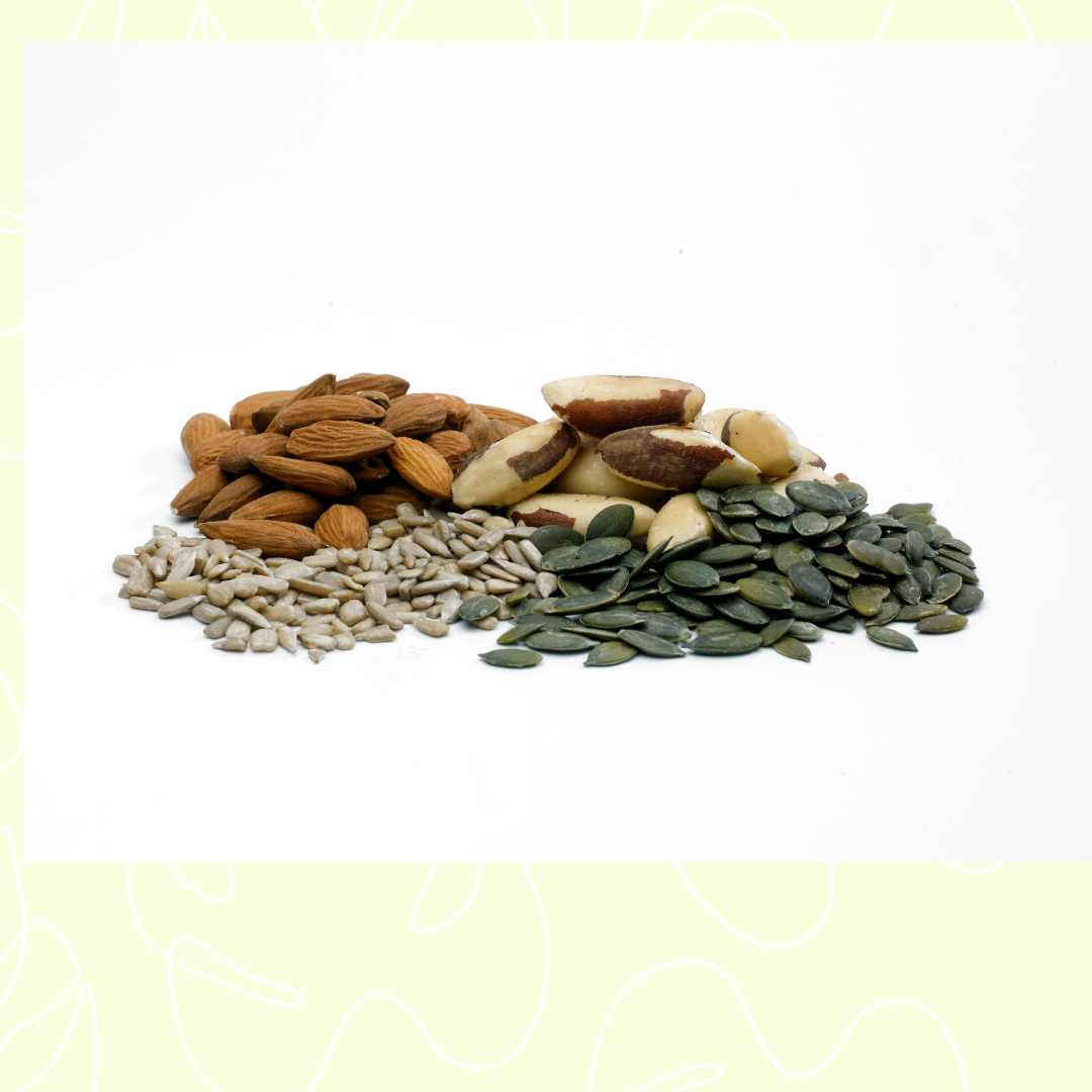 Seeds and nuts for healthy hair