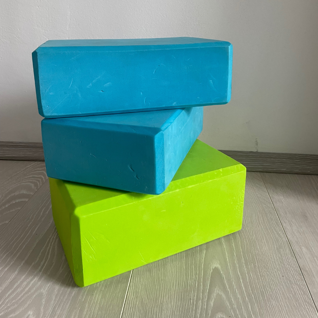 Yoga blocks for support and alignment