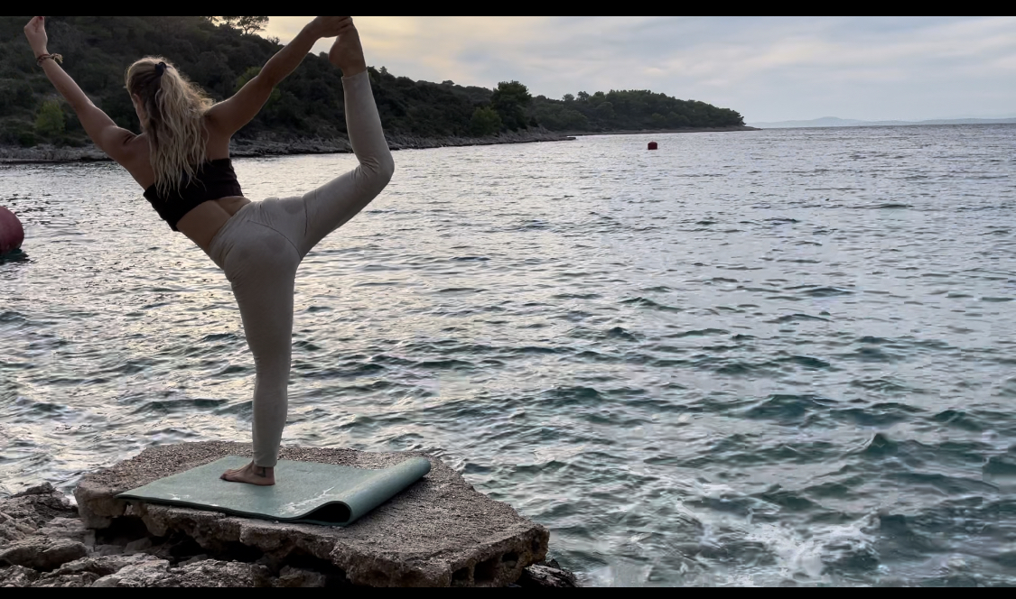 Yoga by the sea
