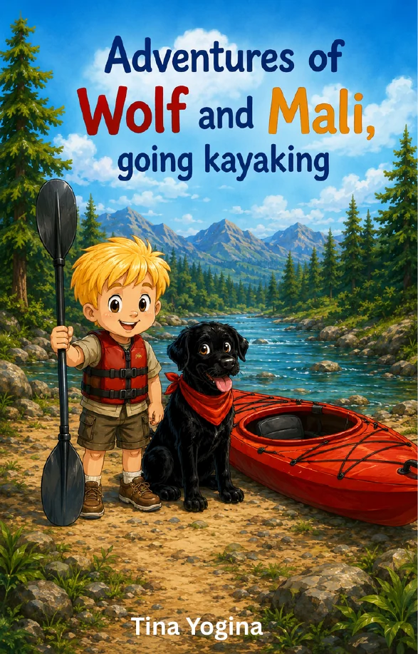 Adventures of Wolf and Mali - Going Kayaking
