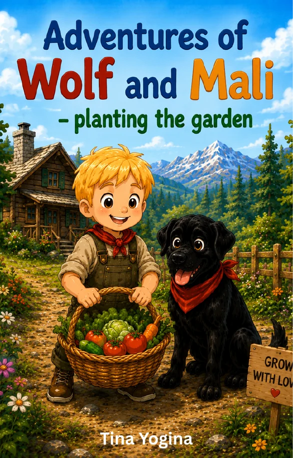 Adventures of Wolf and Mali - Planting the Garden